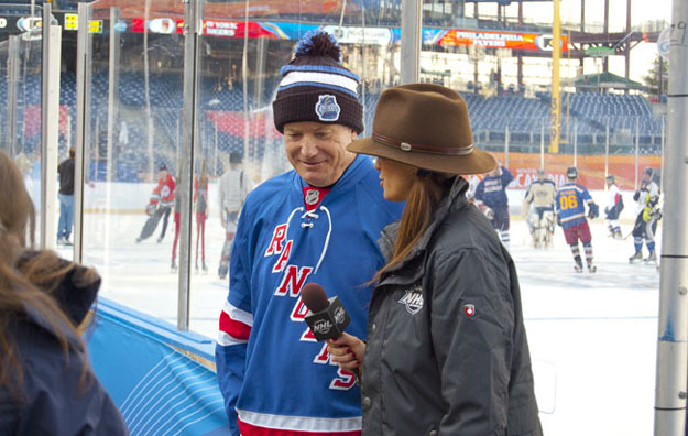As Ranger alumnus Pat Hickey was being interviewed by Heidi Androl of NHL